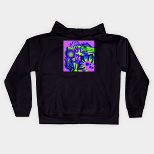 sky knight alien ecopop Kids Hoodie